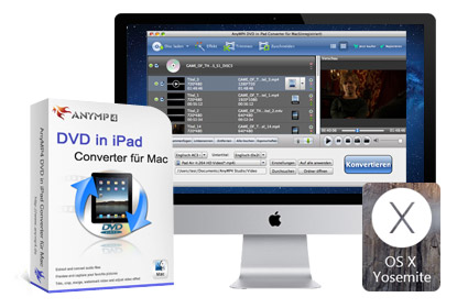 AnyMP4 DVD in iPad Converter für Mac