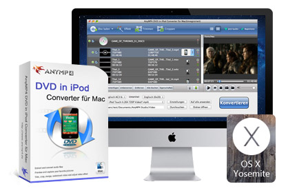 AnyMP4 DVD in iPod Converter für Mac