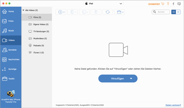 Dateien vom Mac auf iPad übertragen