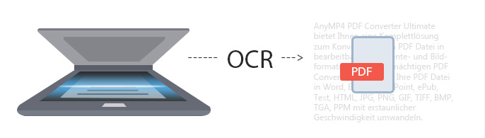 OCR-Texterkennung für PDF-Konvertierung