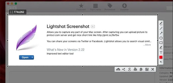 Screenshot erstellen mit LightShot