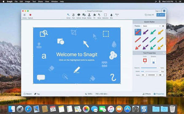 Bildschirmaufnahme auf Mac erstellen mit Snagit