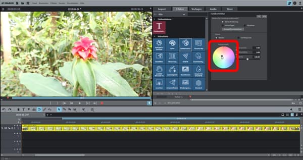 Video-Farben korrigieren mit MAGIX Video deluxe