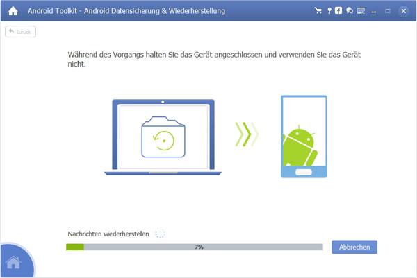 Android Backup wiederherstellen