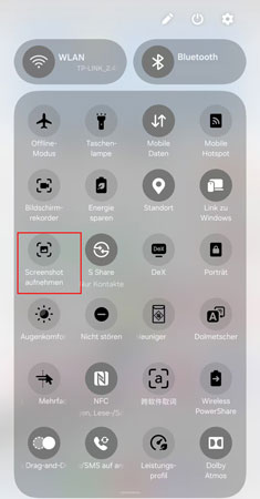 Samsung Screenshot machen