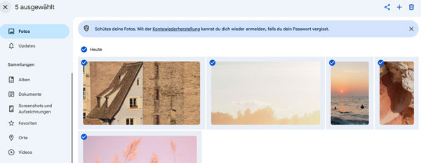 Xiaomi-Bilder auf PC übertragen mit Google Fotos