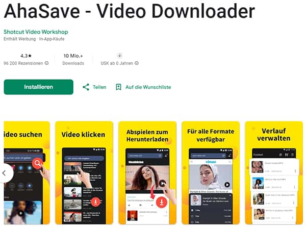 AhaSave - Video Downloader