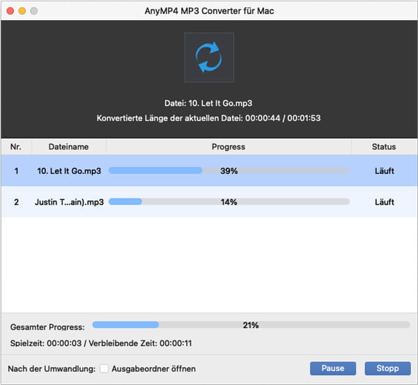 FLAC in MP3 auf Mac umwandeln