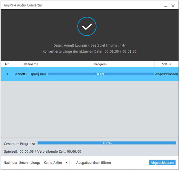 MP3-Datei in M4R umwandeln