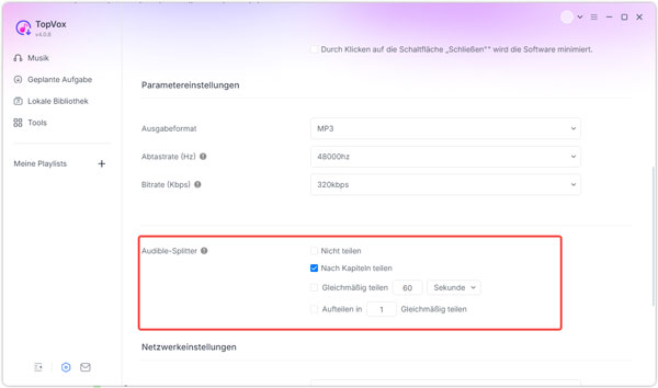 Datei nach Kapiteln teilen