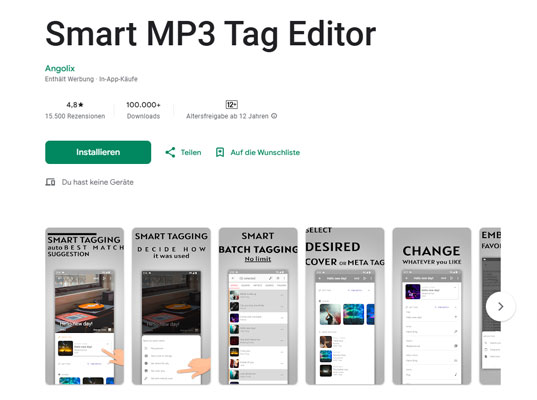 MP3 Cover auf Android hinzufügen
