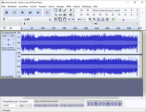 MP3 mit Audacity komprimieren