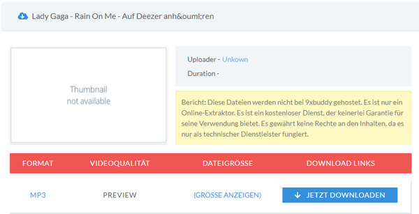 Online Deezer Downloader