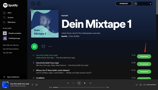 Spotify als MP3 downloaden mit einer Browser-Erweiterung