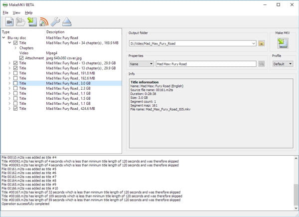 Blu-ray in MKV umwandeln mit MakeMKV