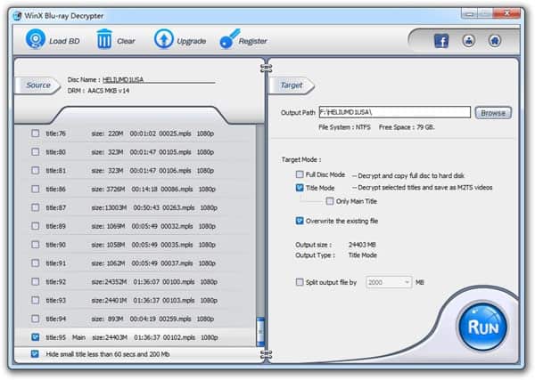 WinX Blu-ray Decrypter