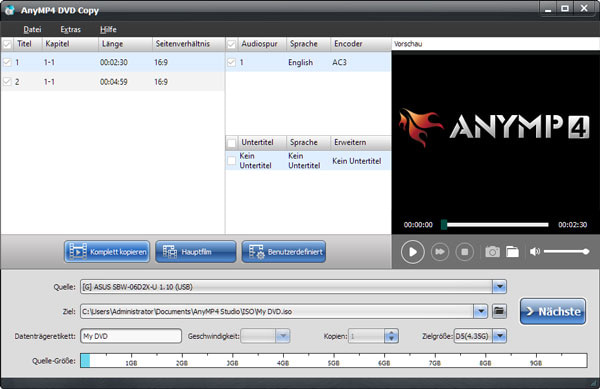 AnyMP4 DVD Copy