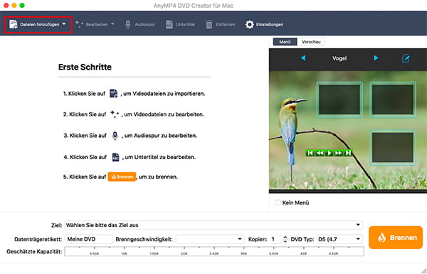 Programm öffnen