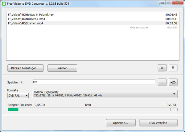 Free MP4 to DVD Converter