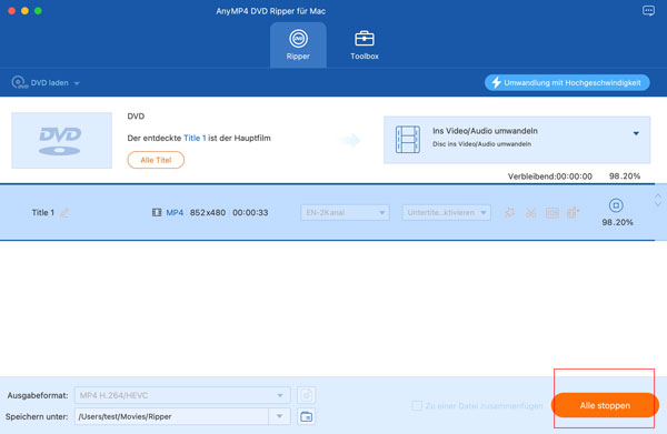 DVD rippen und auf Mac speichern