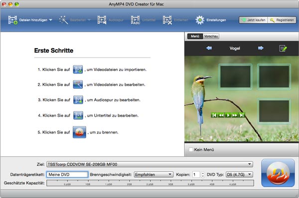 DVD Creator für Mac