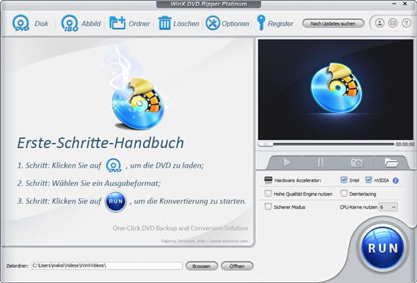 DVD auf USB-Stick kopieren mit WinXDVD