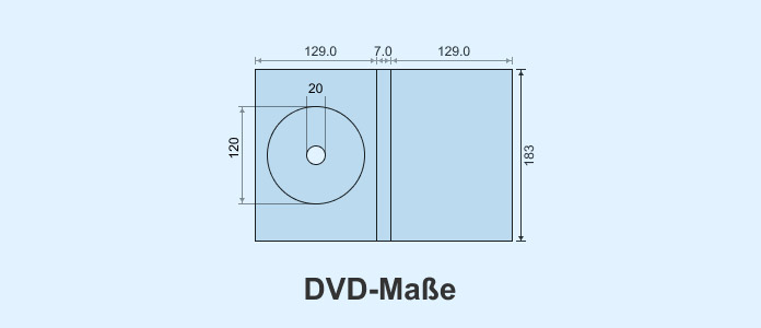 DVD-Maße