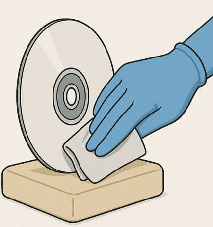 DVD trocknen