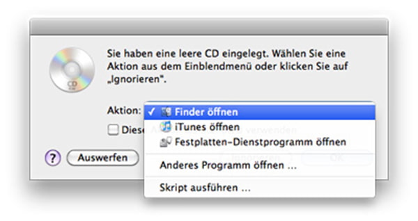 Finder öffnen