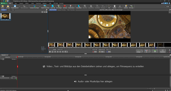 Videos in Express Burn bearbeiten