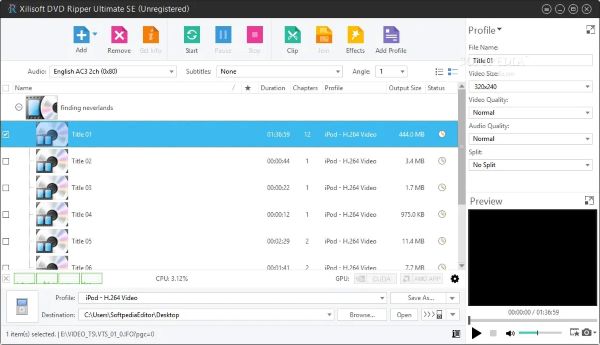 Xilisoft DVD Ripper