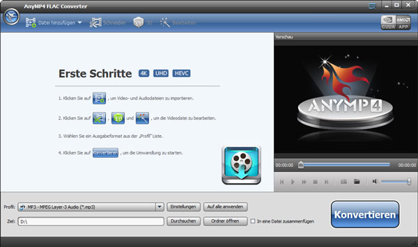 FLAC Converter starten