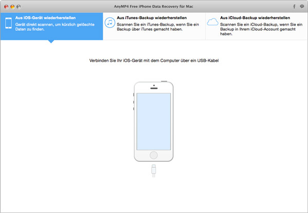 Daten aus iOS-Geräte wiederherstellen