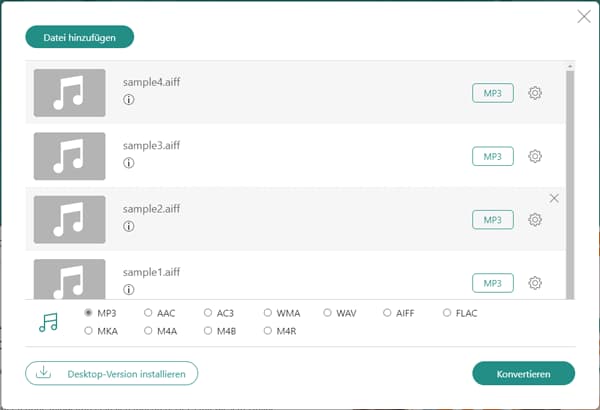 Online AIFF Converter