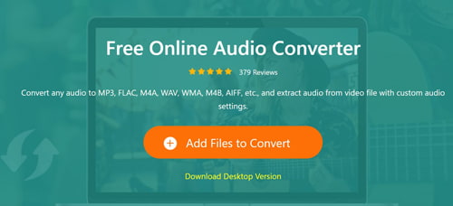 MP3 zu M4R umwandeln mit Online MP3 to M4R Converter