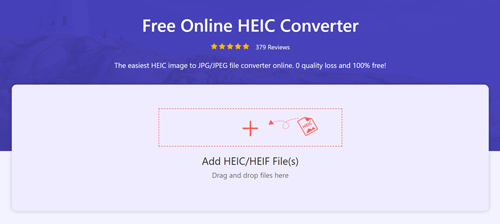 HEIC-Dateien hochladen und umwandeln