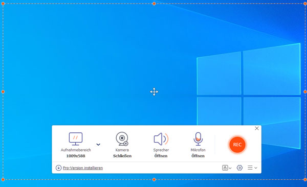 Bildschirm von Windows 10 kostenlos aufnehmen