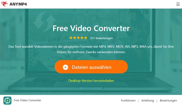 AnyMP4 Free Video Converter öffnen