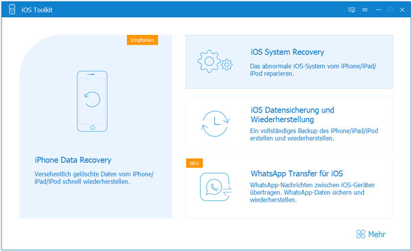 iOS System Recovery starten