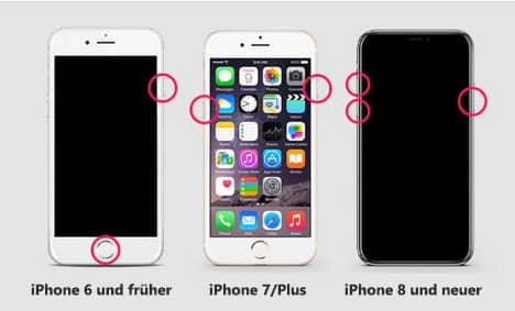 iPhone neu starten