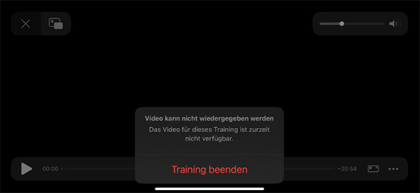 iPhone Video kann nicht abspielen