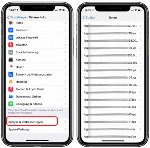 Unsichere App deinstallieren