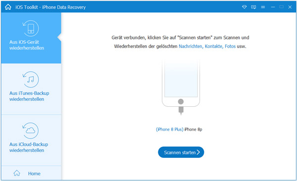 Daten aus iOS-Geräte wiederherstellen