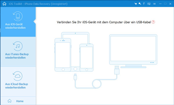 iPhone mit der Software verbinden