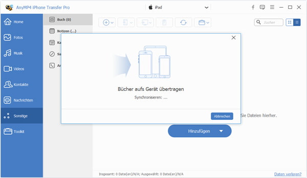 ePub-Bücher auf iPad übertragen