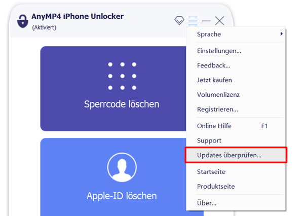 Updates überprüfen