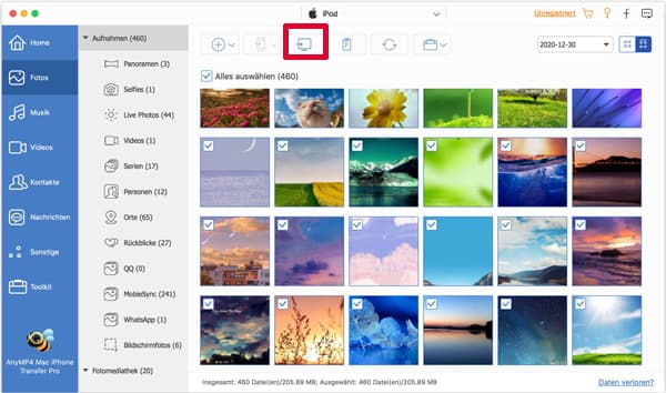 Fotos von iPhone auf Mac übertragen