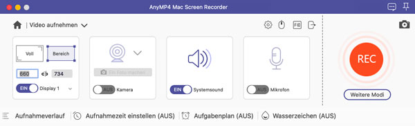 AnyMP4 Mac Screen Recorder
