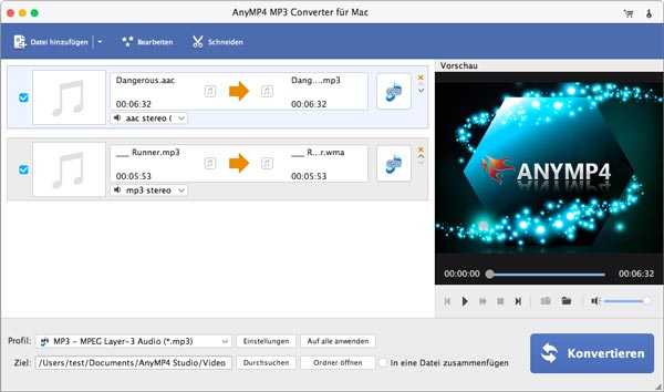 Audio/Video-Datei laden