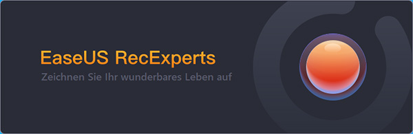 Oberfläche von EaseUS RecExperts